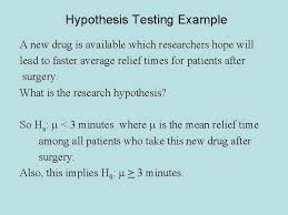For example, a research question would ask, what is the effect of heat on the effectiveness of. Hypothesis Testing A Hypothesis Is A Conjecture About