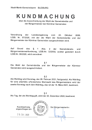 Die gemeinde weißensee bekommt 2021 einen neuen bürgermeister. Gemeinde Bleiburg