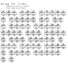 These songs can be also played by people who seek easy. Song Of Time Ocarina Tab