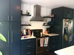 kraftmaid midnight blue kitchen