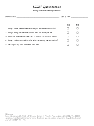 Image result for SCOFF Questionnaire