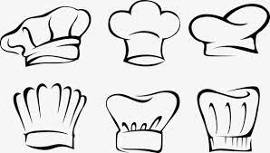 Vector White Chef Hat Png And Vector Chef Logo Line Doodles Painted Hats