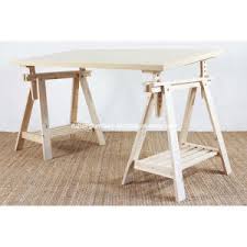 I knew i wanted these to slant in at a slight angle once the legs were cut down, i cut two top aprons and two bottom stretchers from 2x4s to go between them. China Trestle With Shelf China Table Legs Table Trestle