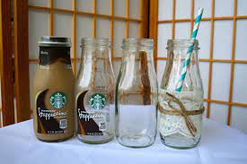 Tutorial Removing Label From A Starbucks Frappucino Bottle Starbucks Glass Bottles Starbucks Frappuccino Bottles Starbucks Bottles