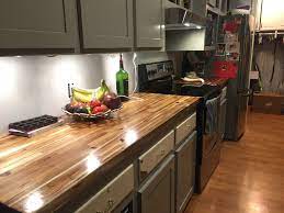 Rated 5 Out Of 5 Stars Acacia Butcher Block Countertops Kitchen Vignettes Kitchen Remodel