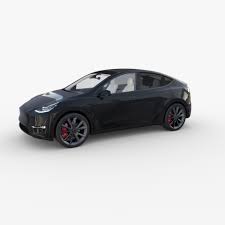 Tesla Model Y Black With Interior In 2020 Tesla Model Tesla Model