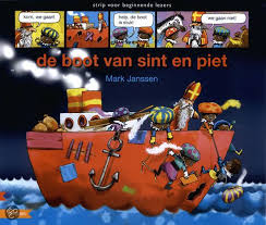 Strips Voor Beginnende Lezers De Boot Van Sint En Piet Sinterklaas Boot Strip