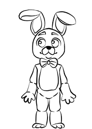 Beautifully Idea Fnaf Coloring Pages Printable Fnaf Bonnie Page Free Fnaf Coloring Pages Coloring Pages Pokemon Coloring Pages