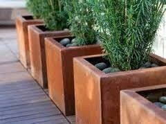 Pin Von Katha Auf Sichtschutz In 2020 Cortenstahl Bepflanzung Gartenstutzmauern