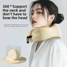 U-shaped memory foam neck pillow soft travel pillow massage neck pillow  sleep airplane pillow cervical bedding