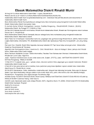 Explore popular magazines · read anywhere & anytime Ebook Matematika Diskrit Rinaldi Munir