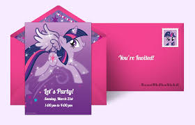 My little pony birthday invitation. Free My Little Pony Invitations My Little Pony Online Invitations Punchbowl