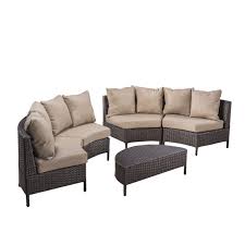 3.8 out of 5 stars 13. Christopher Knight Home Newton Outdoor 6 Seater Wicker Lounge Set 5 Pcs Set Dark Brown Buy Online In Bahamas At Bahamas Desertcart Com Productid 45223333