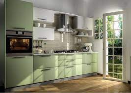 The cabinets are an earthy hue called rolling hill green by benjamin moore. Kitchen Design Interior Picture Decorkeun