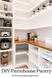 Our Diy Custom Walk In Pantry Progress And Reveal Pantry Remodel Pantry Decor Pantry Design