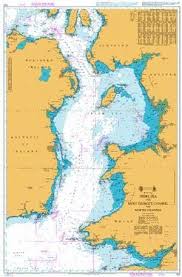 British Admiralty Nautical Chart 1121 Irish Sea With Saint
