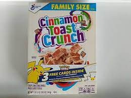 $20.0 pokémon cinnamon toast crunch unopened 25th anniversary with promo pack 3 cards. New General Mills Cinnamon Toast Crunch Cereal Pokemon 25th Anniversary Pikachu Ebay