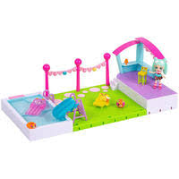 Shopkins Happy Places Extension Set Pool And Sun Deck Toy At Mighty Ape Nz
