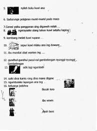 Choose the correct answer by crossing (x) a,b,c, or d ! Materi Bahasa Jawa Kelas 1 Cara Golden