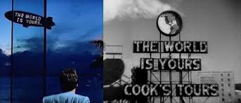 Zeppelins), blimps rely on the pressure of the lifting gas. In Scarface 1983 A Blimp Floats By Which Reads The World Is Yours This Was A Reference To A Sign From The Original Scarface 1932 Moviedetails