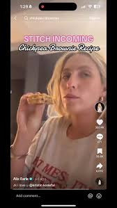 Thank you @Alix Earle & @kristin konefal for the inspo. these chickpea,  brownies are👌🏻🔥, I love me a good, high fiber treat to satisfy my sweet  tooth in a smart & savvy way., Easy and super delicious ...