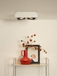 Lucide Zefix Ceiling Spotlight Led Dim To Warm Gu10 2x12w 2200k 3000k White In 2020 Ceiling Spotlights Ceiling Lights Led Dimmer