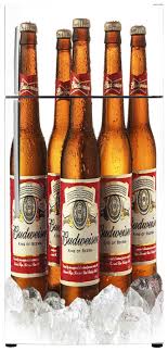 Wikimedia commons has media related to home appliance brands. Budweiser Fridge Wrap 24 80 71 50 Bored Of Your Tired Old Appliances Why Not Bring Them Back To Life With Our Great Choice Of V Beer Brands Beer Budweiser