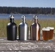 Amazon.com: Stainless Steel 64-Ounce Beer Growler by LEGACY - a Picnic Time  Brand, Silver Finish : Home & Kitchen