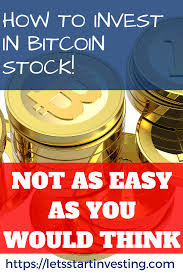One possible way to gain some stability out of your bitcoin wealth is to use it to buy more stable investments, like stocks or commodities. How To Invest In Bitcoin Stock Investing Stock Advisor Bitcoin