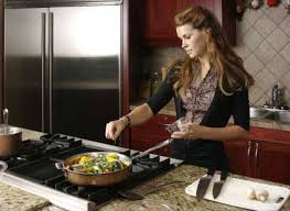 I want to ask her out but don't know wht my fr. A Girl Cooking English Best