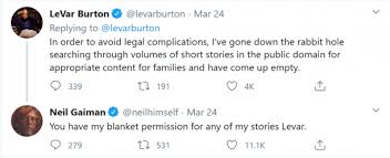 4.8 out of 5 stars. Author Neil Gaiman Gives Educators Permission To Read His Books Online To Students