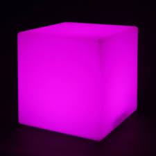 Rgb 20 In Led Light Cube Cube Light Led Lights Color Changing Lights