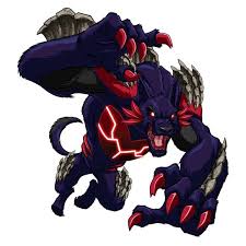 Black And Purple Dragon Bakugan Backslash Wolf Bear Hybrid Arte De Personajes Criaturas Magicas Criatura
