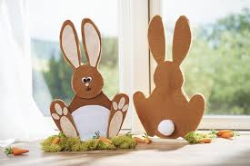Sie können aber, falls gewünscht, ein standteil basteln und den hasen mit zwei schrauben daran befestigen. Stehfigur Hase Vbs Hobby Bastelshop