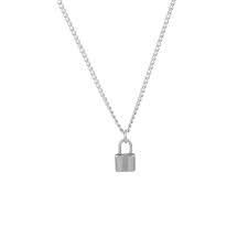 4.2 out of 5 stars. Non Tarnish Stainless Steel Small Dainty Padlock Necklace Silver Tone Lock Chain Minimalist Jewelry Long Necklace Choker Buy Lock Necklace Padlock Necklace Titanium Steel Necklace Product On Alibaba Com