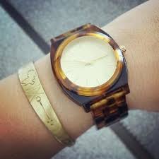 Montre Time Teller Acetate Montres Unisex Montre Nixon Bijoux