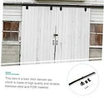 Amazon.com: DOITOOL Puerta de granero 1 Unidades American Barn Accesorio  Deslizante Amortiguador Puerta de Estados Unidos Sin Estilo Punzón de  Agujero ...