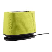 Bistro Toaster Lime Green Bodum Online Shop United Kingdom Green Toaster Green Kitchen Accessories Toaster