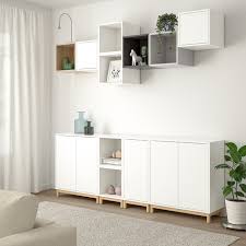 Ikea Eket Schrankkombination Untergestell Weiss Eicheneffekt Wlas Hellgrau Dunkelgrau Ikea Ideen Haus Deko Ikea
