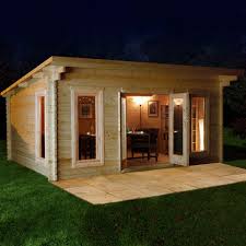 Hartwood 5m X 4m Kingsbury Log Cabin Log Cabins Small Garden Log Cabins Garden Log Cabins Garden Cabins