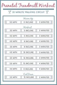 Prenatal Treadmill Workout