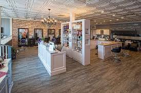 Swank Salon Custom Reception Area Hair Salon Interior Salon Interior Design Salon Suites Decor