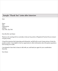 You will want to appreciate showing gratefulness after an interview when you realize that most undisputed best interviewees lost their chances to earn. Free 9 Nursing Thank You Letter Samples In Pdf