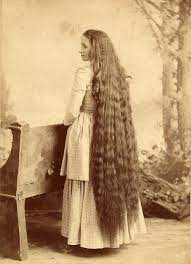 Victorian Rapunzel 1 Victorian Hairstyles Long Hair Styles Vintage Portraits