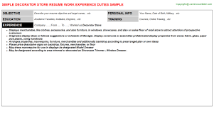 cake decorator baskin robbins resumes