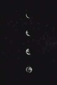 Black Background With White Stars Galaxy Moon Black Wallpaper Iphone Moon And Stars Wallpaper Black Wallpaper Iphone Black Aesthetic Wallpaper
