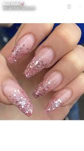 The dusty pink nail polish that i used on my thumb, index and ring is one of my frankens, and to be honest with you i am pretty proud of how nicely this shade turned out! Rose Gold Nails Gold Acrylic Nails Rose Gold Nails Acrylic Pink Glitter Nails