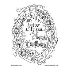 Browse your favorite printable birthday coloring pages category to color and print and make your own birthday coloring book. Happy Birthday Coloring Page