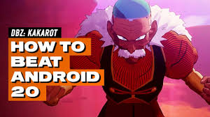 Gero's tenth creation, android 10 was allegedly designed to serve the red ribbon army, but was malfunctioning in the same vein as android 8.android 10 is mentioned twice during the androids saga of dragon ball z, first during a recollection by gero of how the first twelve. How To Defeat Android 20 In Dragon Ball Z Kakarot Dbz Guide Beat Dr Gero Vs Piccolo Guide Youtube