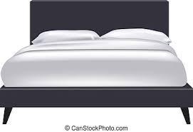 Cal king mattresses are longer and have less width than a standard king. Kingsize Bett Kingsize Bett Mit Heller Flauschiger Grauer Decke Canstock